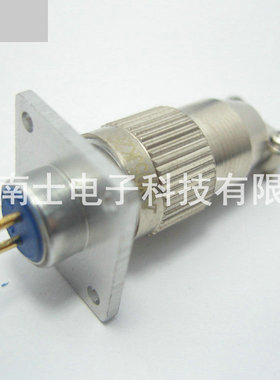 JINLIAN 锦连 XD5 2芯 航空插头 法兰插座 开孔8mm XD5J2A/XD5K2P