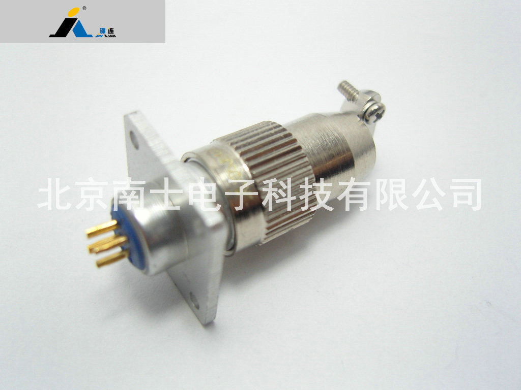 锦连法兰开孔航空插头