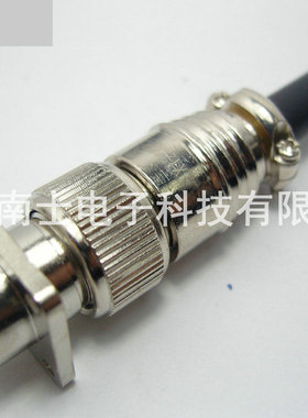 JINLIAN 锦连 X12 4芯 航空插头 法兰插座 开孔12mm X12J4A/K4P