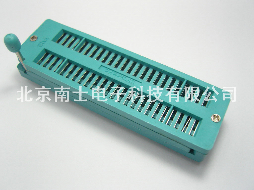 3M 48P 锁紧插座 IC座 活座 48PIC测试座 单片机 芯片底座 窄体