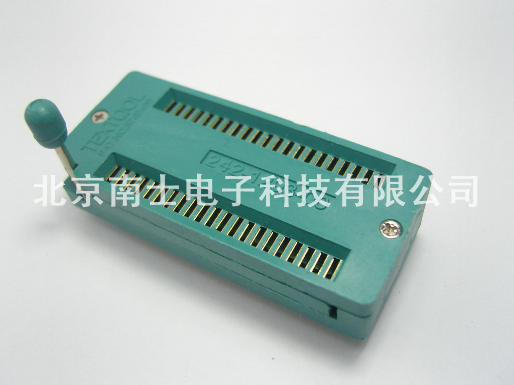 42P 锁紧插座 镀金 1.778mm IC座 活座 42PIC测试座 芯片底座 宽