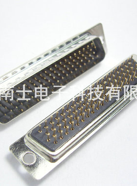 优质镀金HDP78公头 DP78针 HDB78 DB78接头直插插板式焊板式 黑胶