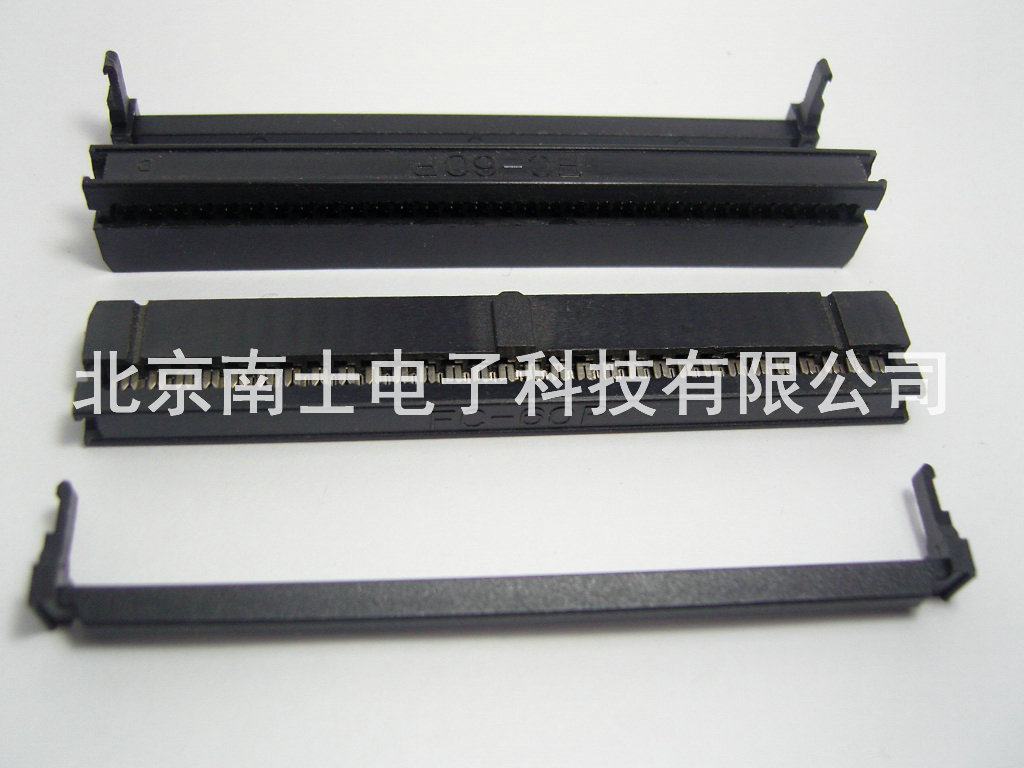 DENK FC-60P IDC压线头 ISP接头 JTAG 牛角插头 2.54mm间距 黑色
