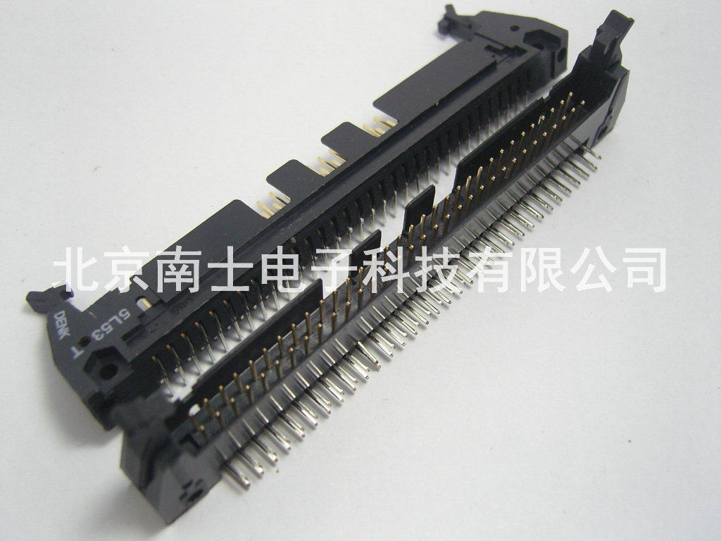 DENK DC2-64P Pin 弯脚 ISP接头 JTAG 牛角插座 2.54mm间距 黑色