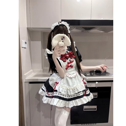 软妹女仆装二次元动漫连衣裙