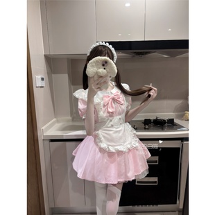 MIAO 粉色魔法少女可爱软妹lolita洛丽塔连衣裙 ：萌妹cos女仆装