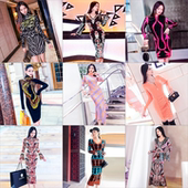 时尚 针织连衣裙清仓合集 气质收腰针织裙搭配外套大衣内搭裙