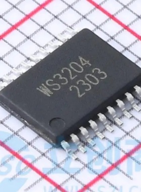 全新原装 WS3204 封装 TSSOP-20-EP  以太网供电(PoE)控制器