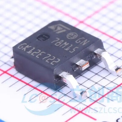 全新原装L78M15CDT-TR 封装TO-252-2(DPAK) 线性稳压器(LDO)