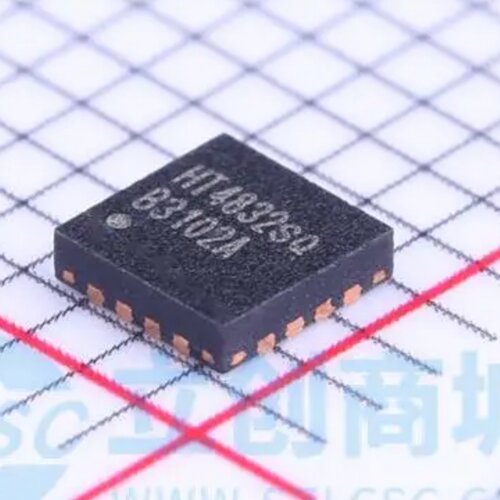 全新原装  HT4832 封装WQFN16 免输出电容立体声耳机放大器芯片
