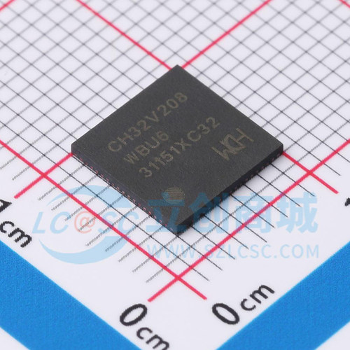 全新原装 CH32V208WBU6 QFN-68 单片机MCU/MPU/SOC芯片