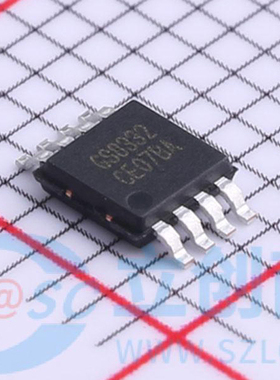 全新原装 GS8332-MR MSOP-8 双路 350kHz 20pA 精密运放芯片