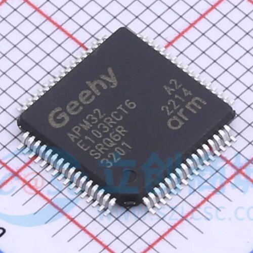 全新原装 APM32E103RCT6封装 LQFP-64(10x10)单片机(MCU/MPU/SOC)