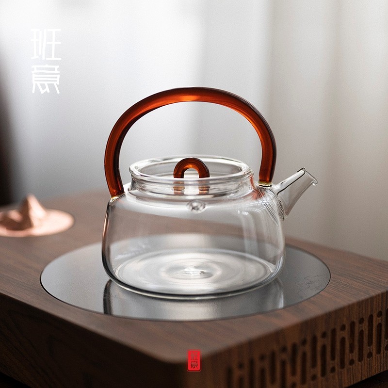 班意 泡茶壶烧水壶玻璃煮茶器日式电陶炉加热玻璃壶提凉壶花茶壶,餐饮具,茶壶,淘宝优惠券,粉丝福利购,淘宝优惠卷