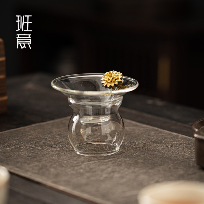 班意玻璃茶漏创意茶滤过滤器