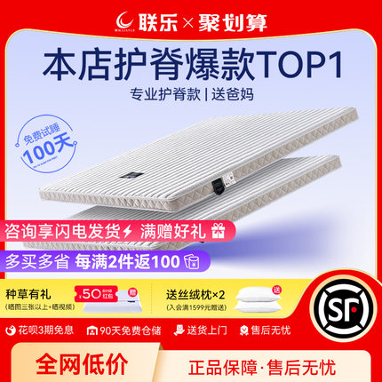 联乐天然椰棕床垫硬垫进口乳胶席梦思护脊儿童床垫榻榻米薄垫定制