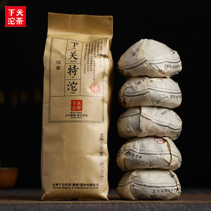 云南茶叶2019年下关沱茶新特沱袋装500g 普洱茶生茶 常规口粮茶