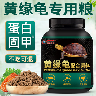 黄缘龟粮黄缘盒龟专用乌龟饲料黄缘闭壳龟安缘台缘幼龟发色龟饲料