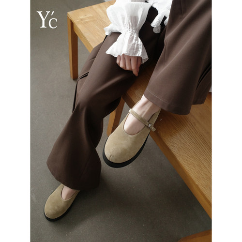 YC｜时尚圆头玛丽珍鞋女2026新款显瘦增高英伦风大头小皮鞋单鞋潮