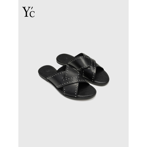 YC|时尚交叉精致百搭罗马凉鞋