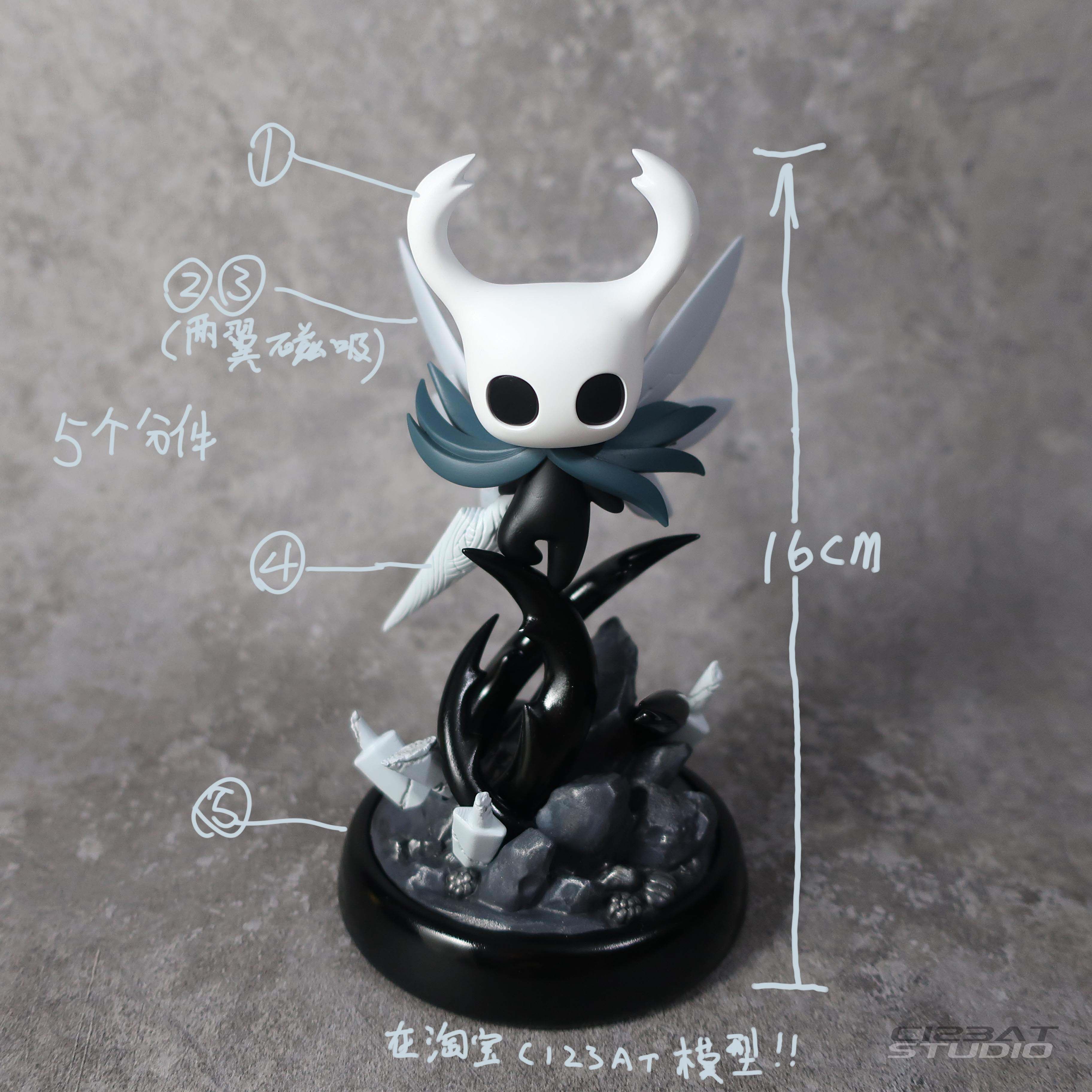 Hollow Knight Figure Hollow Knight Fan Peripheral Little Knight Gk Emperor Wings