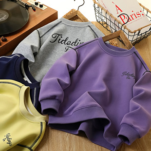 26SS051D 侠客熊男童卫衣中大童学生初中生洋气儿童上衣女童春装