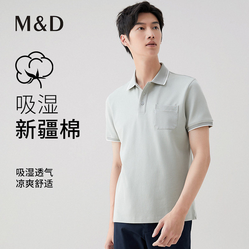 名盾男士Polo衫夏季新款口袋翻领短袖t恤TK