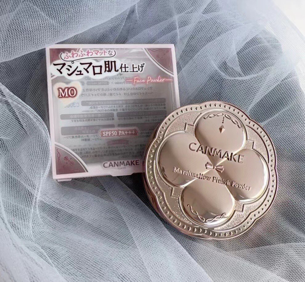 canmake井田棉花糖粉饼新版四叶草