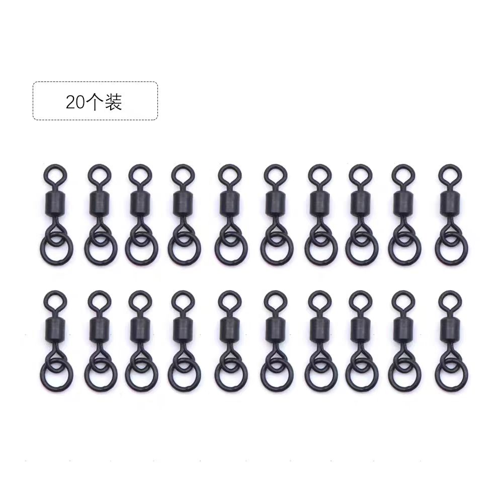 欧鲤QC8字环子线连接器欧式罗尼钓组库钓配件反底钓组大物转环