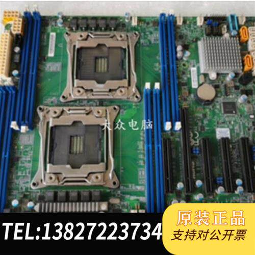 原装正品超微 X10DRL-i 双路服务器主板X99 C612芯片组全新议价