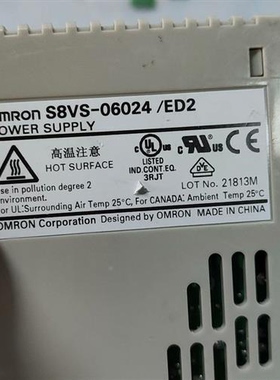 全新库存开关电源,S8VS-06024/ED2,成色如图,拆全新议价