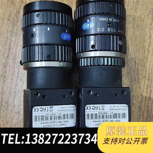 现货原装2个灰点FL2-03S2M30万像素黑白摄像机Flea议价
