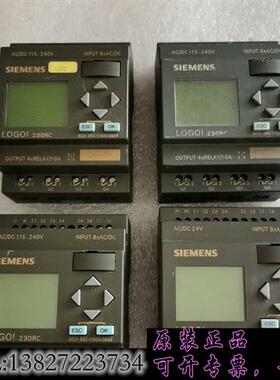 库存二手拆机西门子LOGO!6ED1052-1FB00-0BA6,3需询价