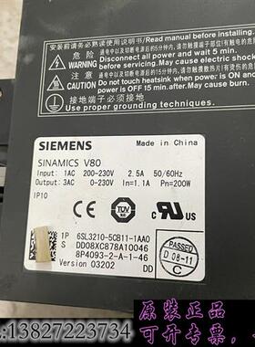 库存6SL3210-5CB12-0AB0 400W需询价