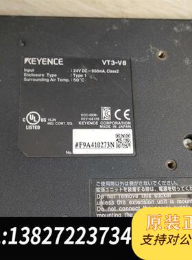 全新库存基恩士VT3-V8触摸屏 , 功能正常,成色不怎好,全新议价
