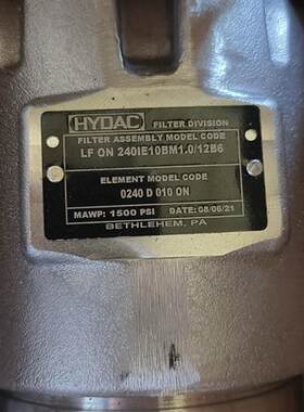 全新库存贺德克LF ON240IE108M1.0/12B6回油过滤器全新议价