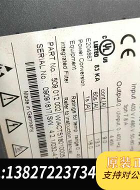 全新库存ACT 401-18FA邦飞利变频器,380V/4KW拆机8全新议价