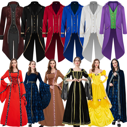中世纪复古服装2022宫廷服成人