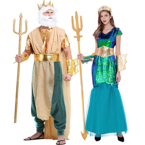 公主风亮片影楼拍摄酒吧鱼尾裙