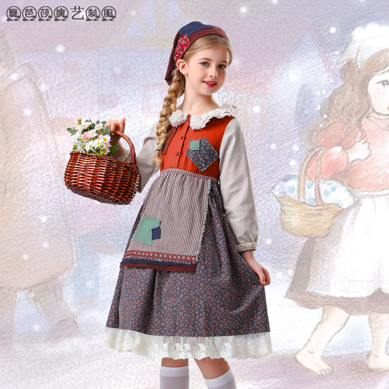 安徒生童话卖火柴的小女孩服装