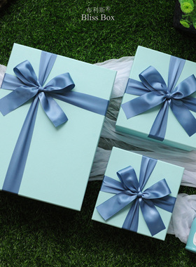 ins新款礼品盒大号情人节创意生日七夕口红礼盒空盒包装盒礼物盒