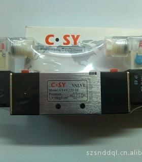 SY4V220-08申一C.SY气动12电磁阀VALVE二位五通DC24V双线圈AC220V
