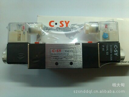 SY4V220-08申一C.SY气动12电磁阀VALVE二位五通DC24V双线圈AC220V