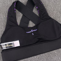 Xiaoke discount fashion sports bra, women's cross wide shoulder strap running fitness top, tight fitness underwear thumbnail 7