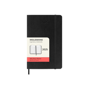 Moleskine 2025年12个月日程本经典日记周记本月记本专业便携记事笔记本子规划手账商务会议办公本
