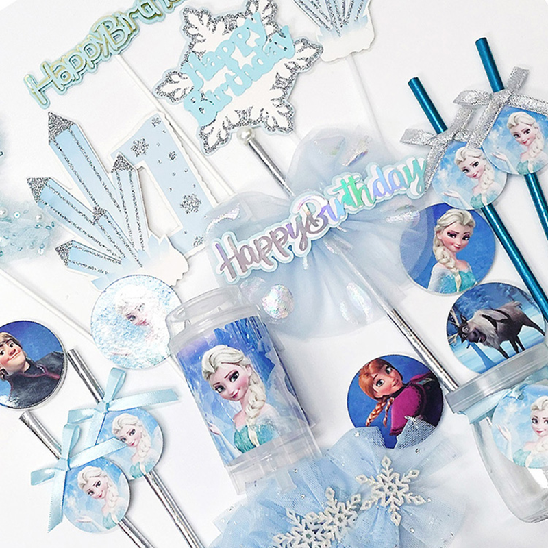 冰雪奇缘主题蛋糕装饰宝宝宴生日甜品台纸杯推推乐装扮布置插件,节庆用品/礼品,节日装扮用品,淘宝优惠券,粉丝福利购,淘宝优惠卷