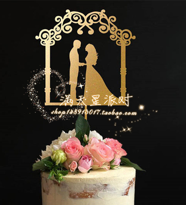 热卖新款2018拱门甜美新郎新娘主蛋糕插牌创意婚礼甜品台布置装饰,节庆用品/礼品,节日装扮用品,淘宝优惠券,粉丝福利购,淘宝优惠卷