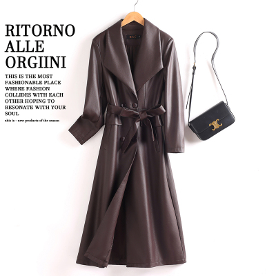 真皮大衣外套加厚显瘦绵羊皮风衣