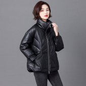 显瘦海宁皮衣宽松皮草厚外套 绵羊皮真皮羽绒服女短款 2025冬季 新款