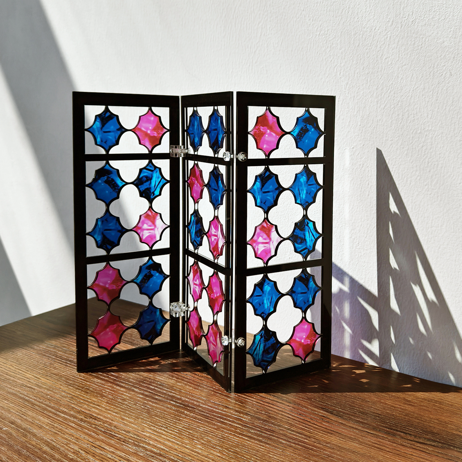 Funlife新中式仿拙政园桌面屏风